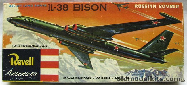 Revell 1/169 IL-38 Bison Russian Bomber - 'S' Kit Issue, H235-98 plastic model kit
